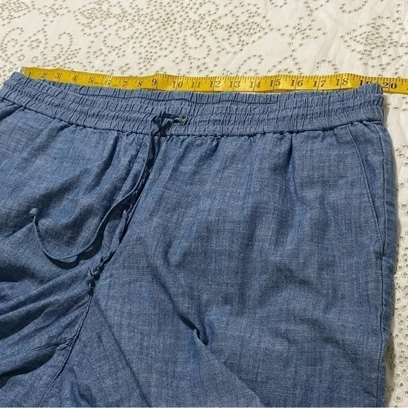 J. By J. Crew cotton chambray drawstring pants size 18W - Picture 8 of 11